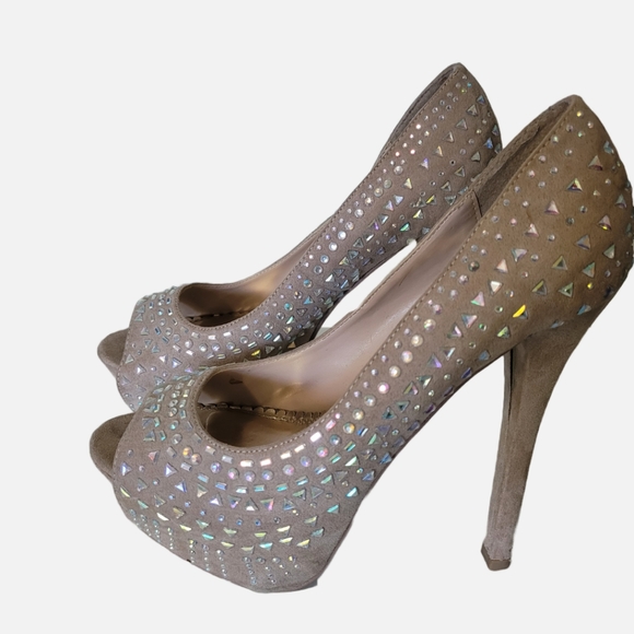 Glitter high heels Shi by Journeys - Picture 2 of 4